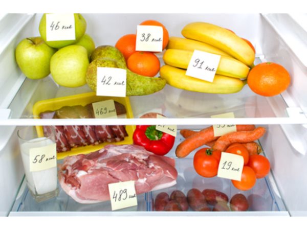 Produkte im Kühlschrank