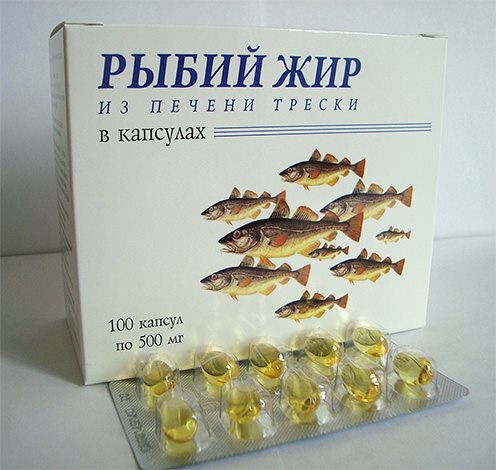 Capsules d'huile de poisson