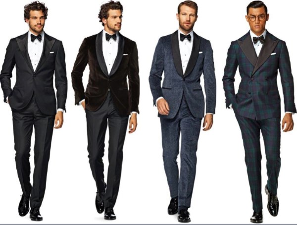 Code vestimentaire cravate noire pour les femmes, les hommes en vêtements. Style de cravate noire en option, photo
