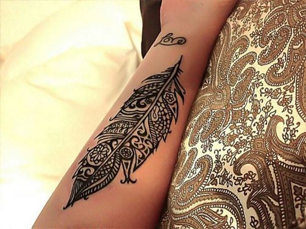Dessins au henné mehendi pour débutants sur le bras, la jambe, le poignet, le corps par étapes. Pochoirs, photo