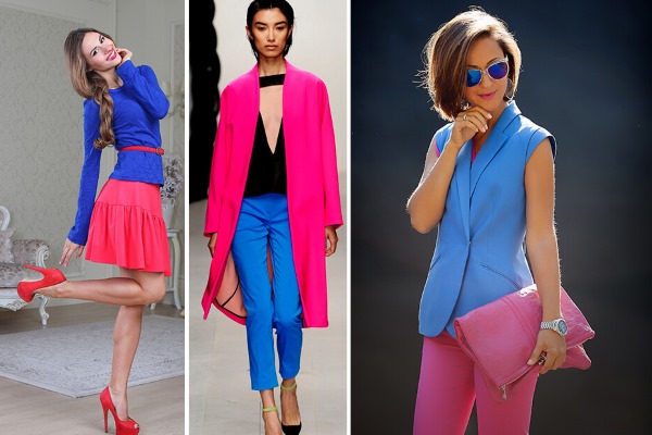 Quelle couleur est le bleu combiné avec des vêtements pour femmes. Photo, ce qui signifie quoi porter, qui convient