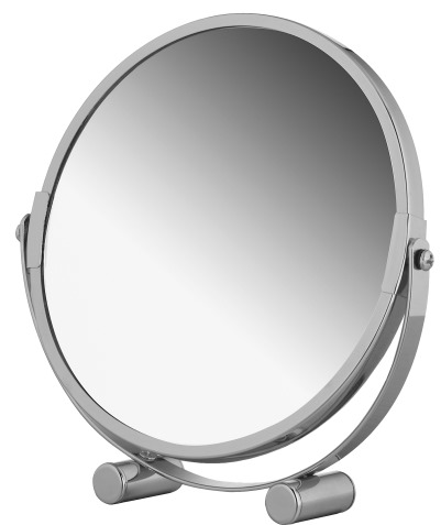 Miroir de maquillage. Évaluation des meilleurs: plateau avec rétroéclairage, mur, grossissant, double face, tactile avec ampoules LED