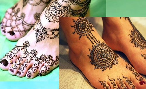 Dessins au henné pour les débutants sur la jambe, le bras, le poignet. Croquis simples, pochoirs. Instructions étape par étape avec une photo