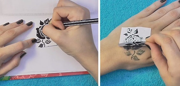 Comment faire un tatouage temporaire pendant 2 semaines, 3 mois en utilisant eye-liner, imprimante, henné, stylo