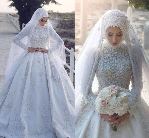 Robes de mariée musulmanes. Modèles, styles, qu'il vaut mieux acheter