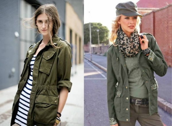 Style militaire dans les vêtements pour femmes. Qu'est-ce que c'est, comment choisir et porter