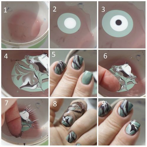 Manucure pour ongles courts, conception simple de vernis gel. À la mode et créative, des idées