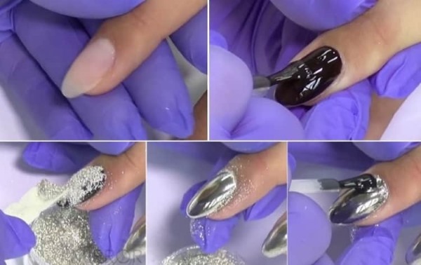 Comment frotter les ongles sur la gomme laque, le vernis ordinaire, le vernis gel. Techniques, instructions, photos