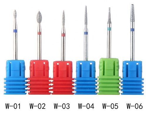Types de couteaux pour manucure et leur objectif par couleurs, étapes, dans l'ordre d'utilisation. Table