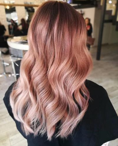 Couleur des cheveux rose perle. Photo sur cheveux clairs, brun clair, courts, foncés, carrés