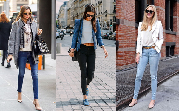 Jeans skinny pour femmes, pour adolescentes. Photos, styles, couleurs, quoi porter
