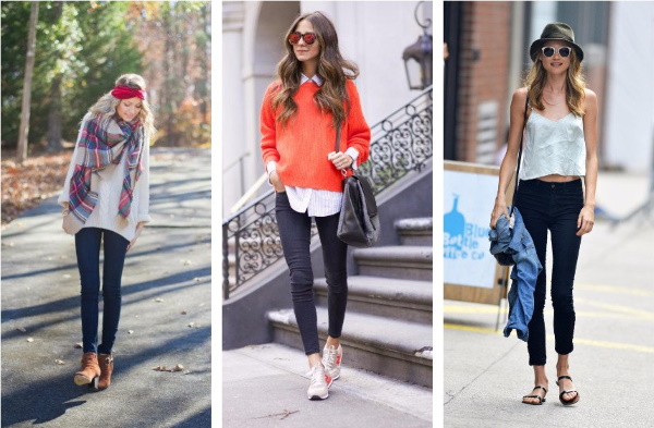 Jeans skinny pour femmes, pour adolescentes. Photos, styles, couleurs, quoi porter
